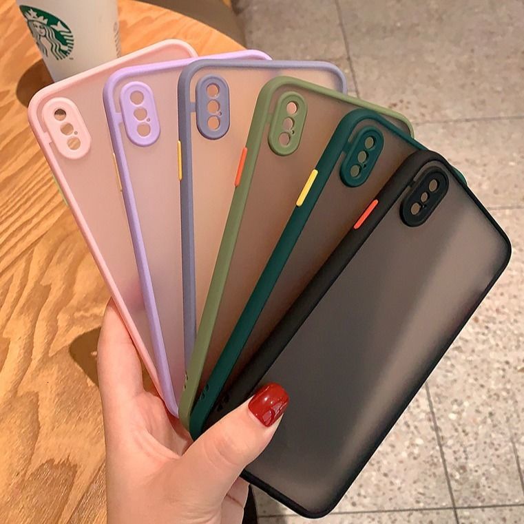 Hard Case Bahan Plastik Buram Untuk Iphone X Xs Xsmax Xr 11 11pro Se2020 7 8