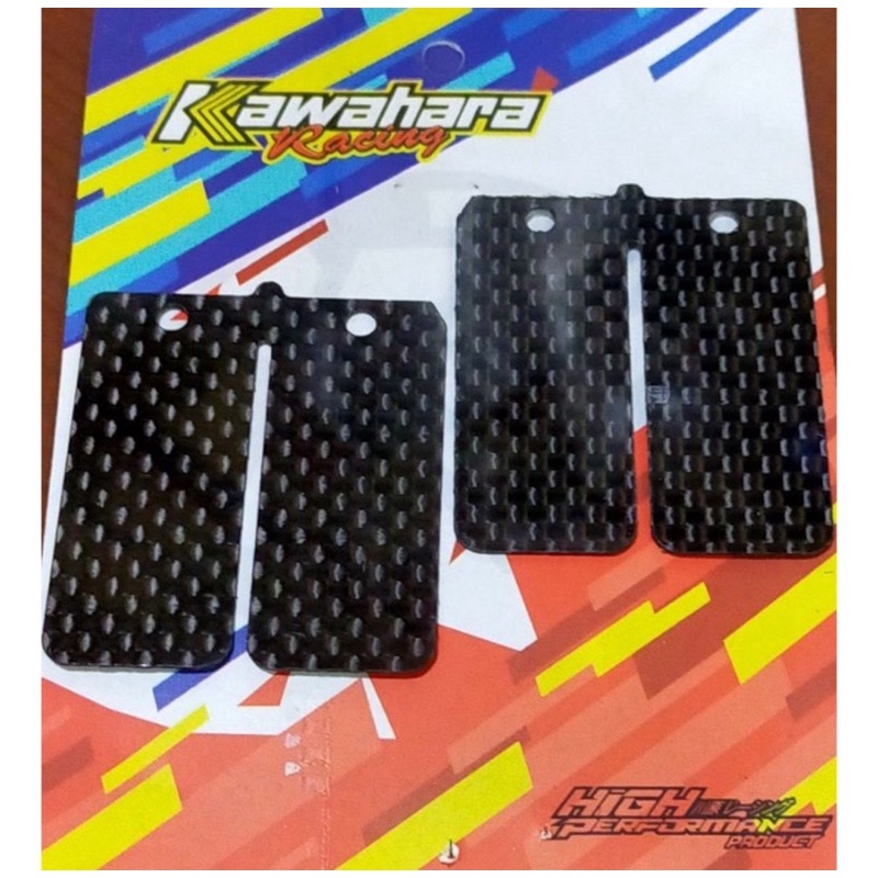 Lidah membran carbon Kawahara Racing Kawasaki Ninja R, Ninja RR, Victor KR 150, KRR 150 KX