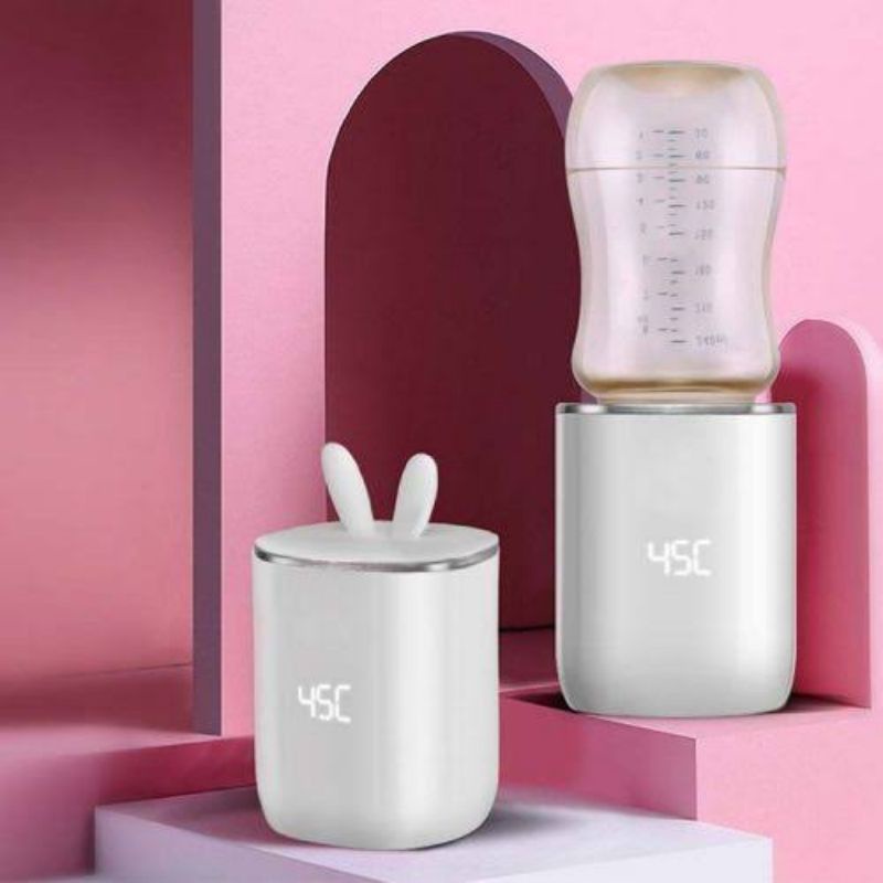 PRELOVED JIFFI PORTABLE BOTTLE WARMER / PENGHANGAT BOTOL SUSU PORTABLE PUTIH