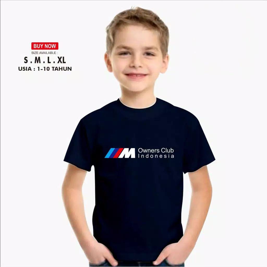 kaos distro anak bmw owners club indonesia / baju anak komunitas bmw