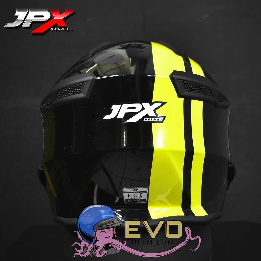 HELM JPX MX 726-R SOLID DOFF (ONGKIR TERMURAH 2KG)