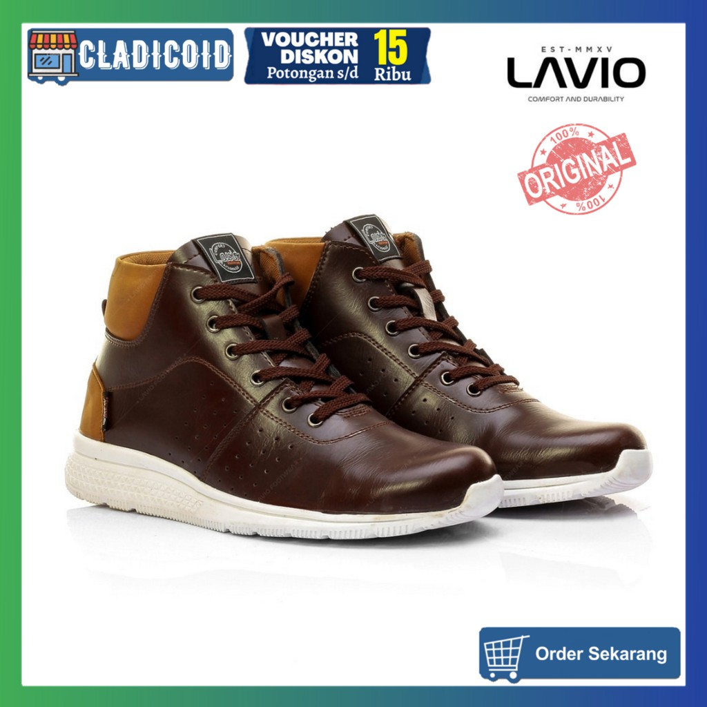 LAVIO Vander Sepatu Safety Pria Ujung Besi Model Sneakers Keren, Sporty dan Stylish Terbaru 2020