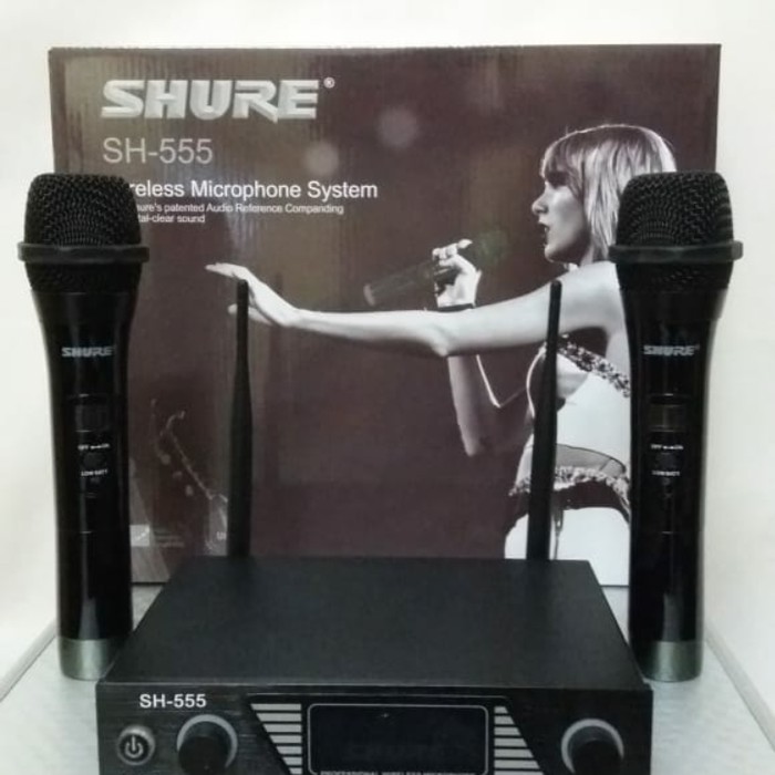 MICROPHONE WIRELESS SHURE SH-555