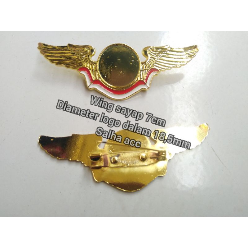 Pin bross pin sayap wing peniti bagus