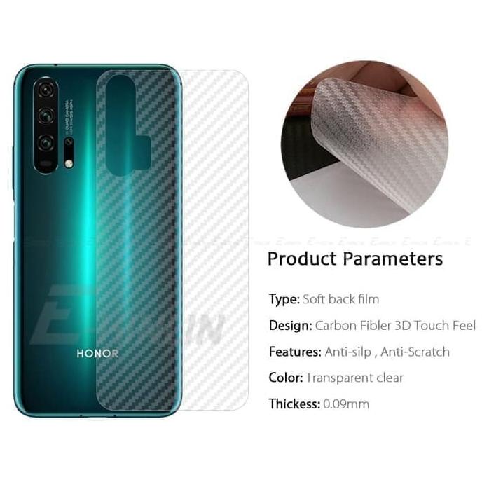 SKIN CARBON OPPO A5 2020 - A9 2020 GARSKIN ANTI GORES BELAKANG HP