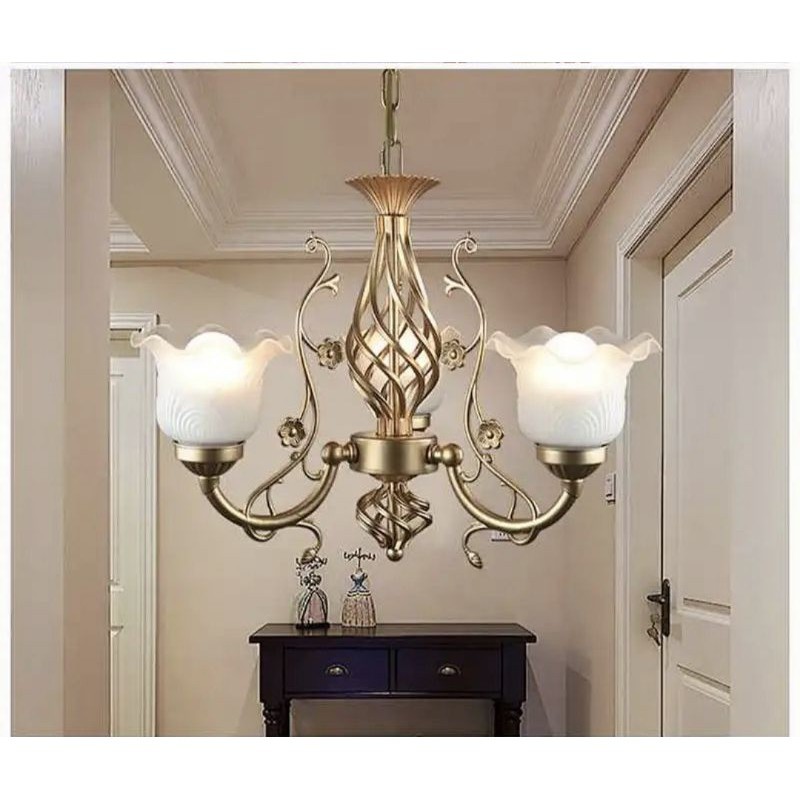 Lampu gantung bergaya Eropa untuk ruang makan dan ruang tamu