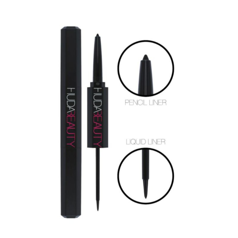 HUDA BEAUTY LIFE LINER double ended eyeliner liquid & pencil