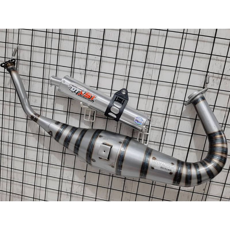 Knalpot Ninja R/RR/SS Plat Galvanis model cobra atau non cobra original Dtx-51 Ultimate Muffler
