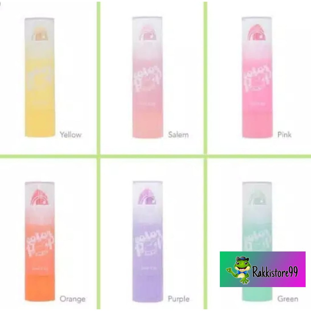 ❣️Rakkistore99❣️ Madame Gie Color Pop Lip balm (satuan/1set) (100% Original)