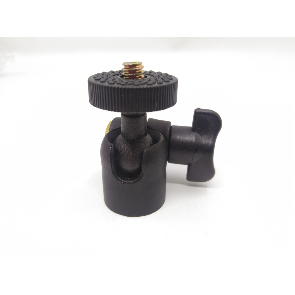 Mini Ball Head Metal Screw 1/4 Untuk Tripod Kamera DSLR GorillaPod Bahank Plastik - Acc Plus