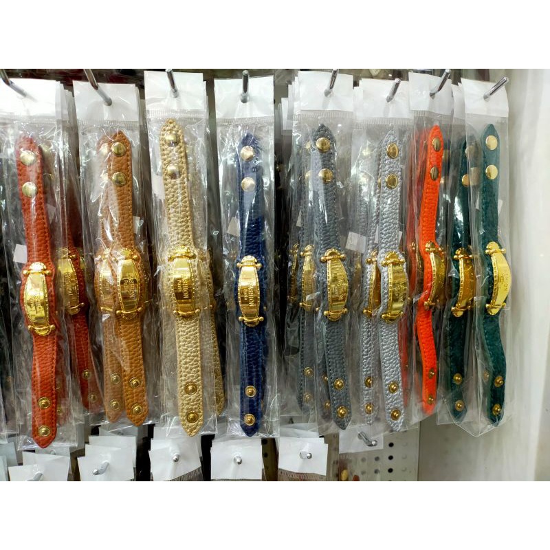 Promo Gelang kulit Fashion Import gelang tangan wanita bahan kulit 0566