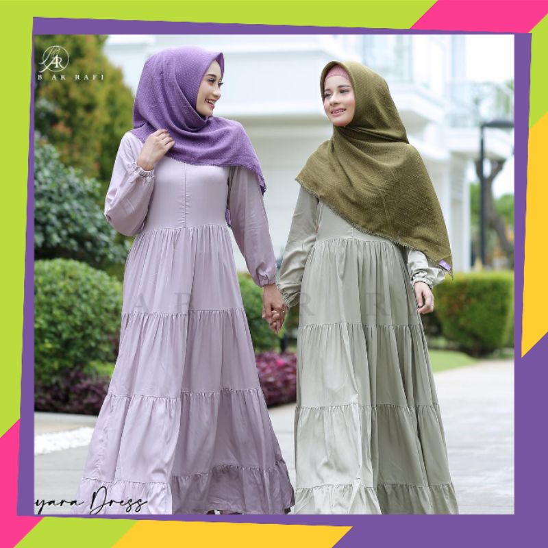 gamis arrafi gamis rayon premium dres halus adem kualitas bagus elegan