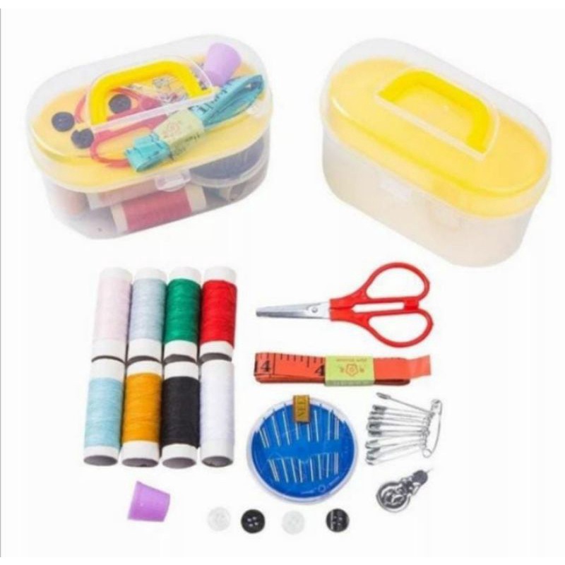 SEWING KIT KOTAK PERALATAN JAHIT ISI 8 BENANG