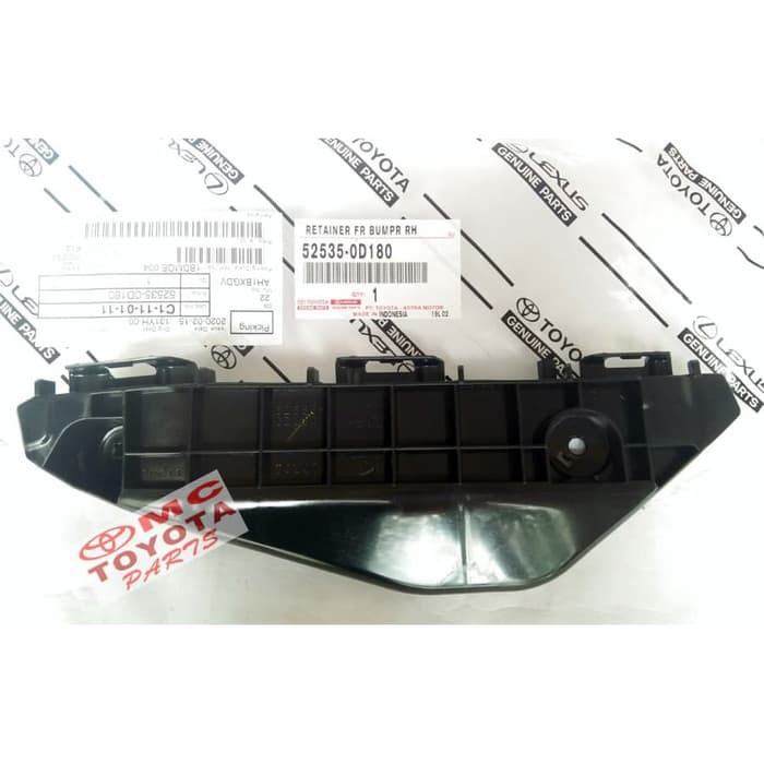 Support Bracket Breket Bumper Depan Kanan New Yaris 52535-0D180