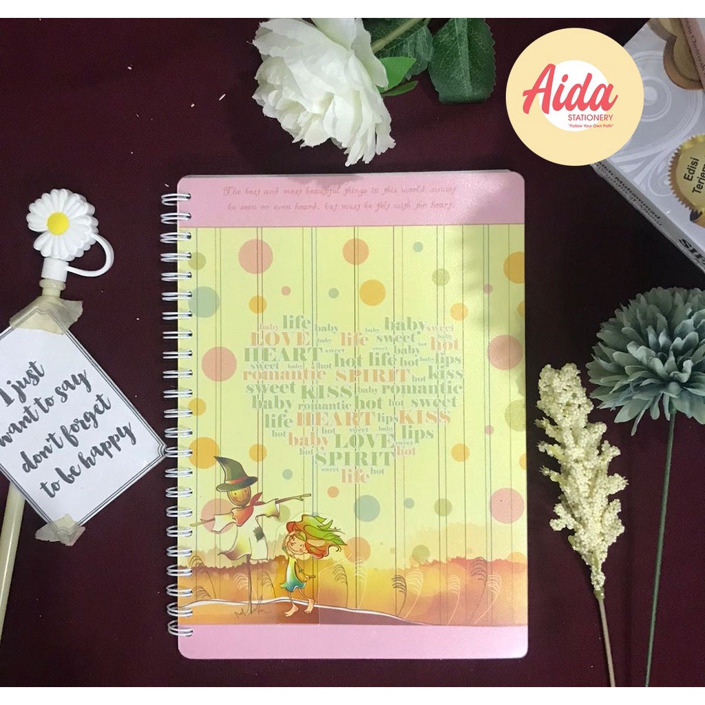 

Notebook Love Pink Cover Murah