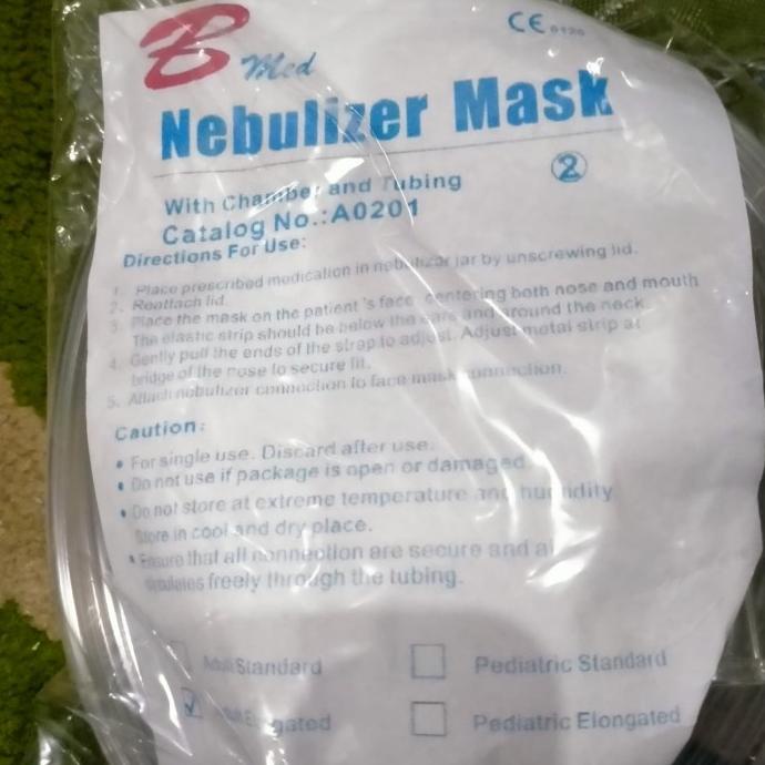 Masker Nebuliser Dewasa /Sungkup Nebuliser Dewasa / Masker Nebu Dewas