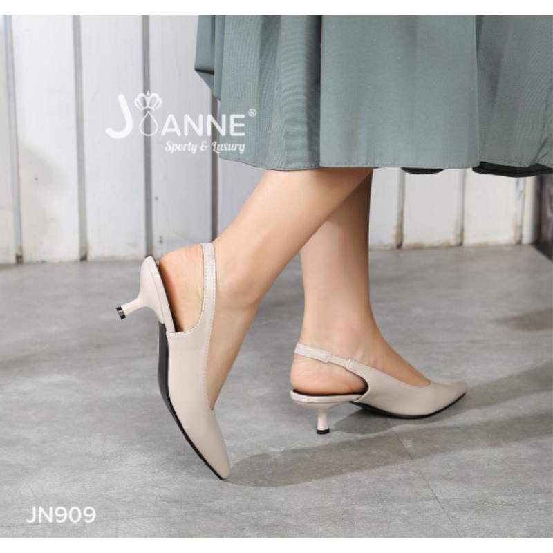 RESTOCK!! JOANNE Sepatu Slingback Heels Shoes JN909 [ORIGINAL BRAND]