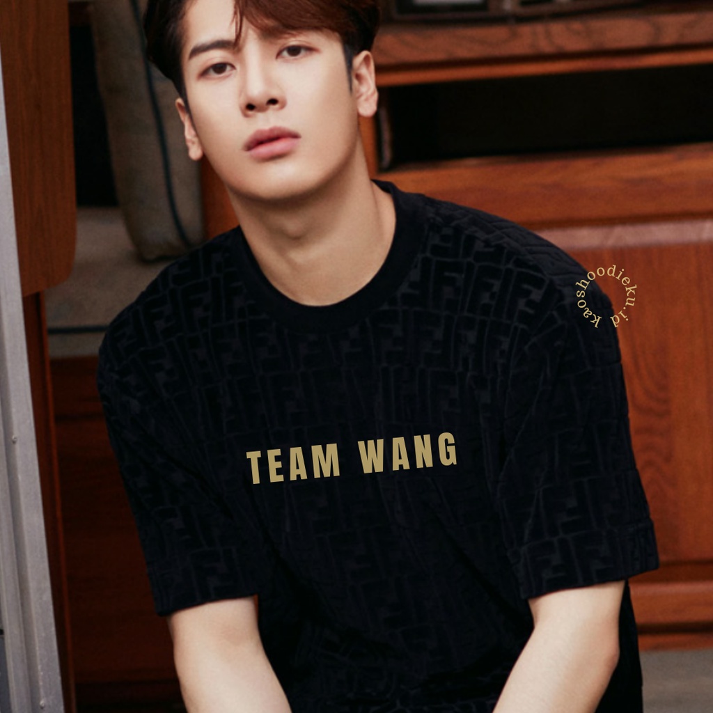 COD - Kaos TEAM WANG Gold Premium Jackson Tshirt GOT7 Korean Hongkong Wang Jia Er Unisex S-XXL