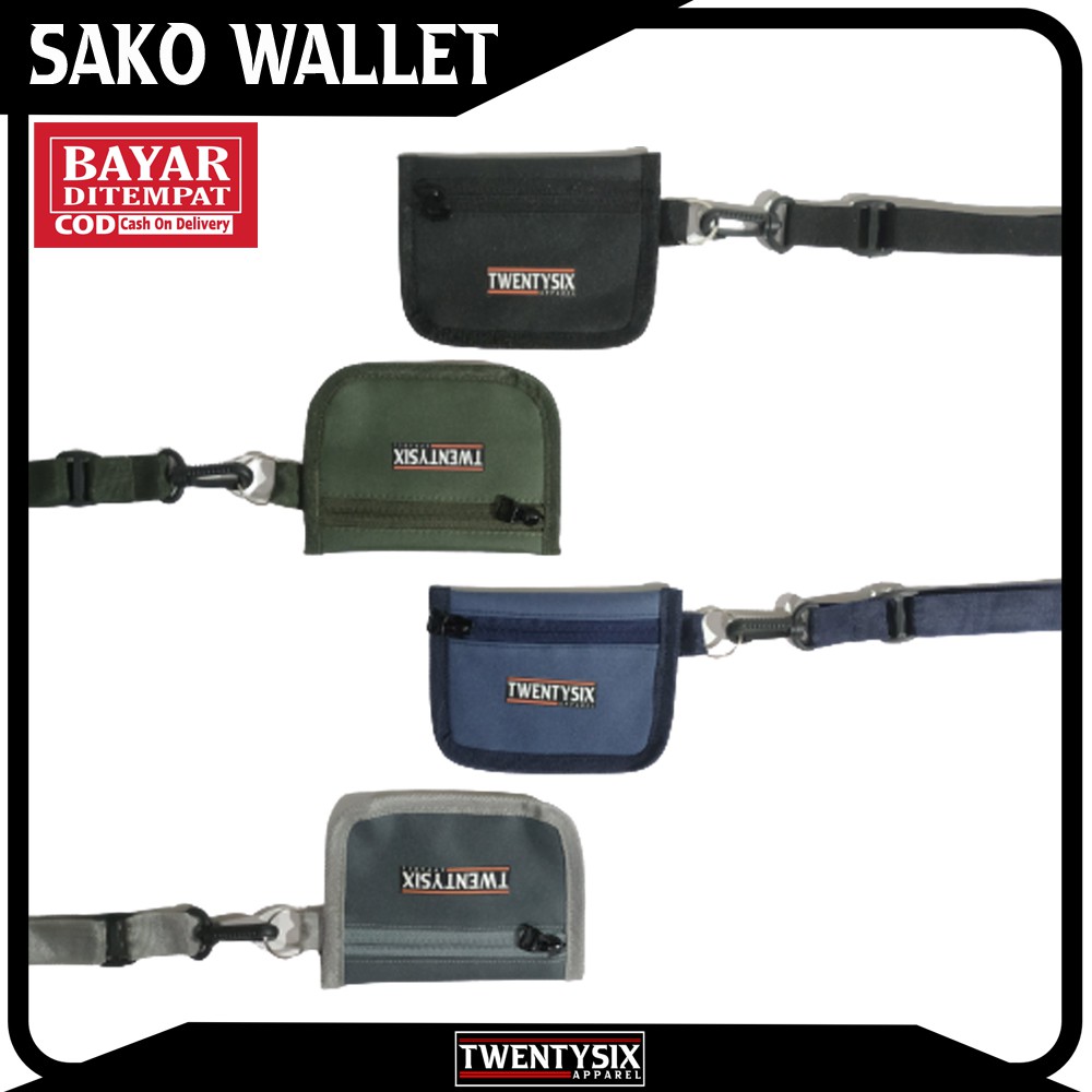 sako wallet wanita pria dompet kartu distro premium walet canvas bukan marka bisa cod warna GROSIR