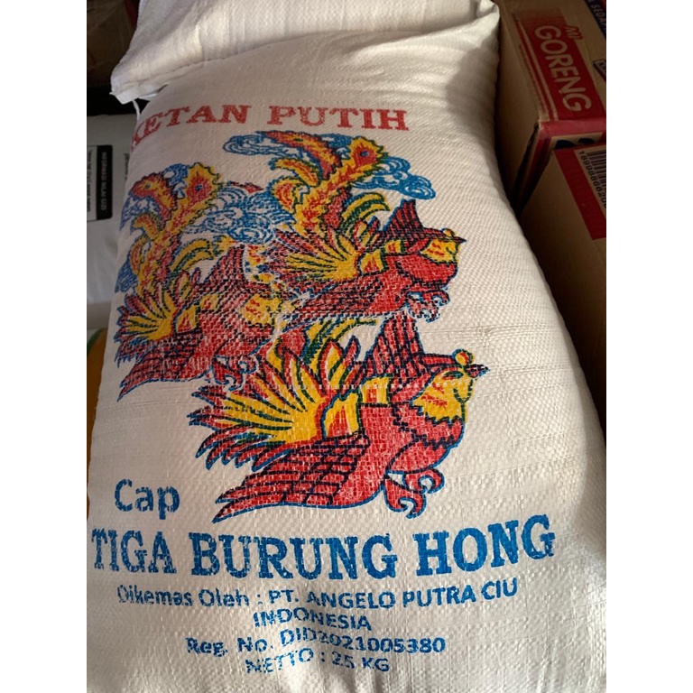 

Beras Ketan Cap Tiga Burung Hong 25 KG - GRAB ONLY