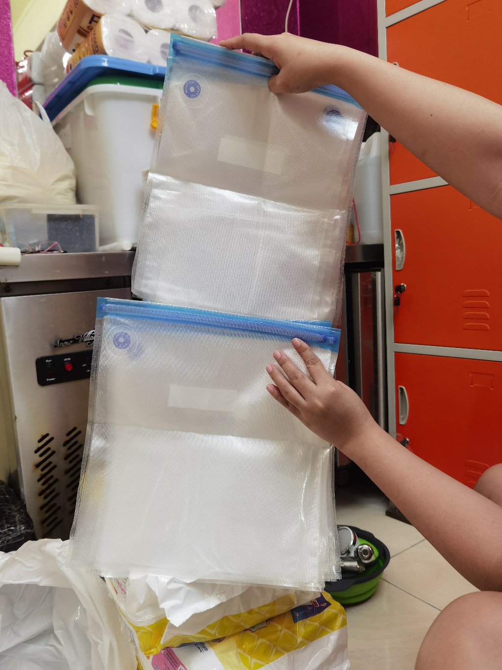 Freshpackpro Reusable Plastik Vacuum Seal Bag Zipper Food Grade Pack