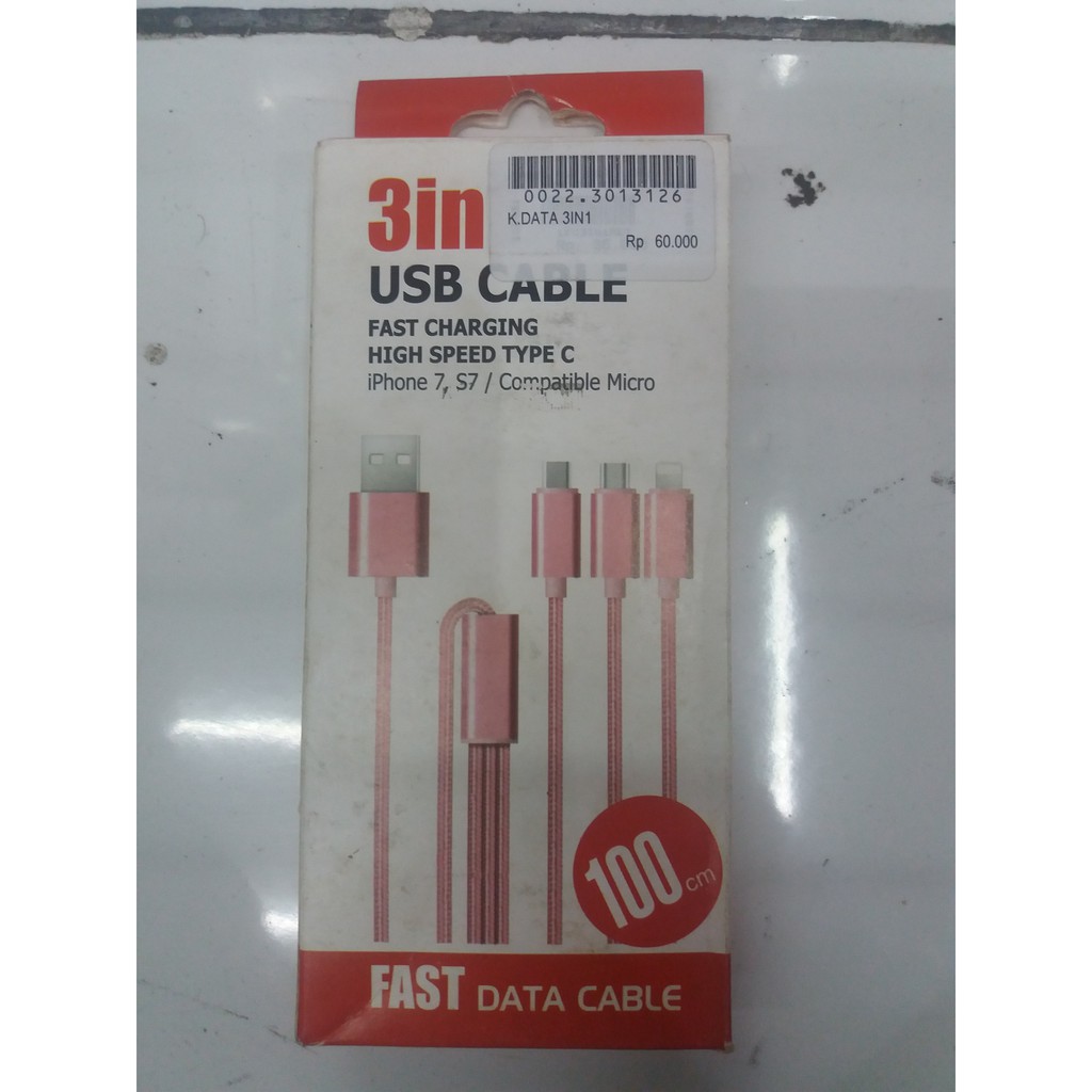 KABEL DATA 3IN1