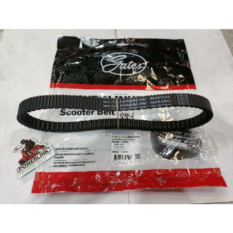 VANBELT CVT POWER LINK GATES ORIGINAL PRODUK THAILAND VARIO 125/150 PCX 150 all Beat scoopy