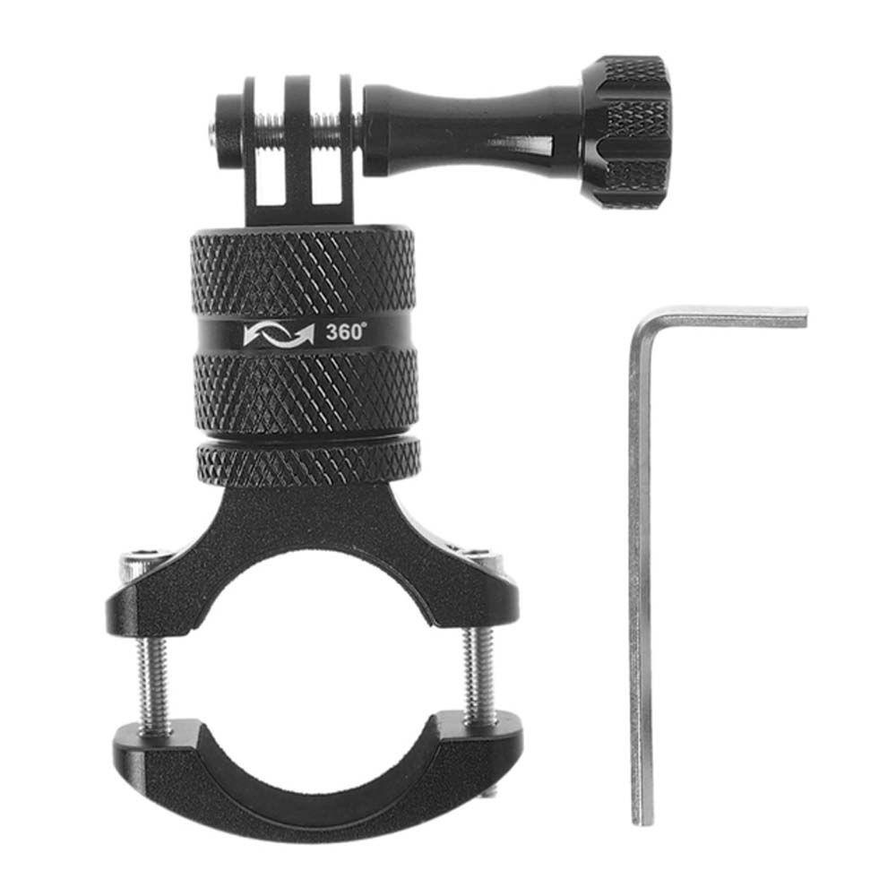 Agustinina Holder Kamera Sepeda MTB Phone Mount Untuk Gopro Bracket Stang Stand Bersepeda Action Camera Mount360Jepit Putar