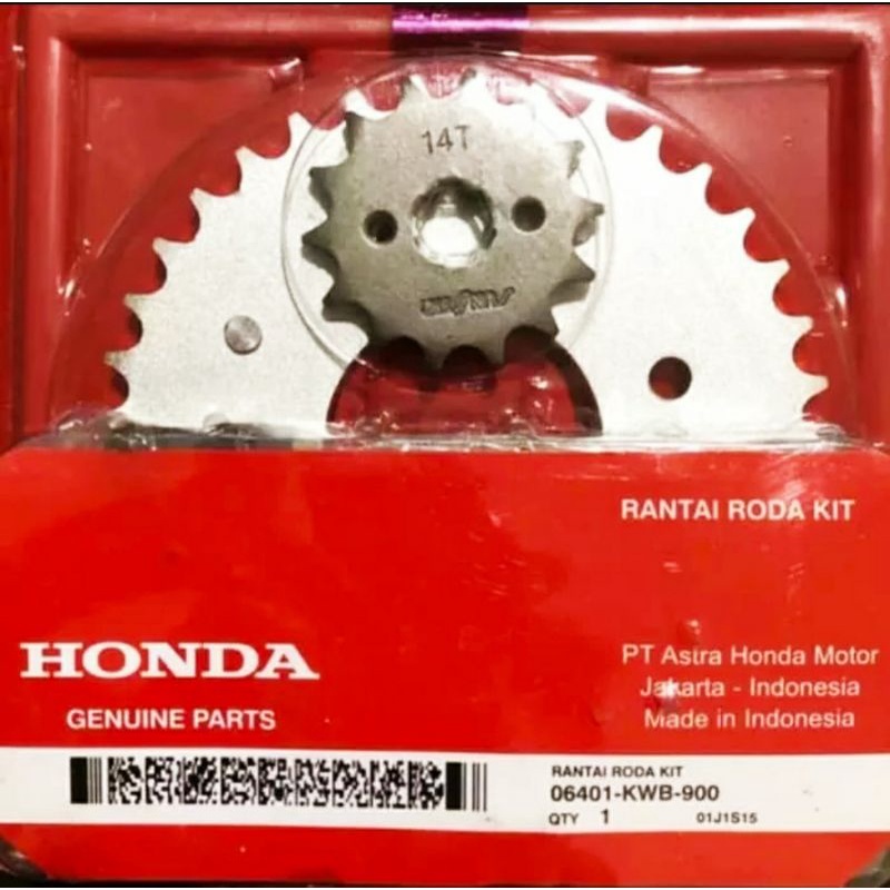 ORIGINAL GEAR SET HONDA BLADE OLD REVO OLD REVO ABSOLUTE KWB ( GEAR SET KWB )