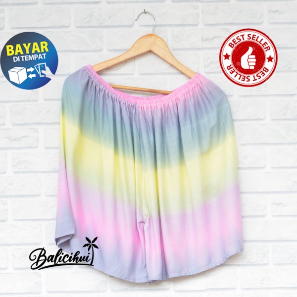 Balicihui Celana Wanita Celana Pendek Wanita Celana Jumbo Plus Size Big Size Celana Santai