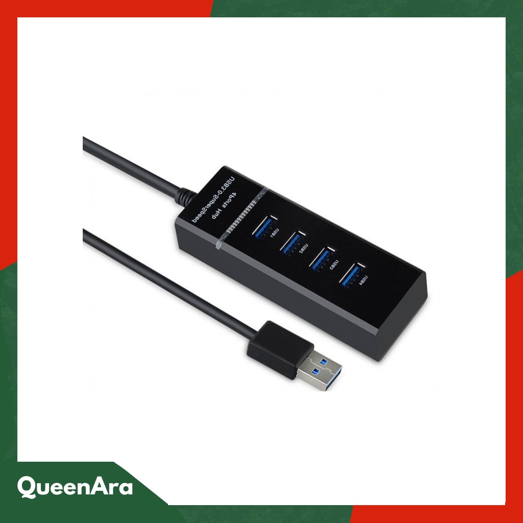 High Speed 4 Ports USB HUB 3.0 Adapter - 30