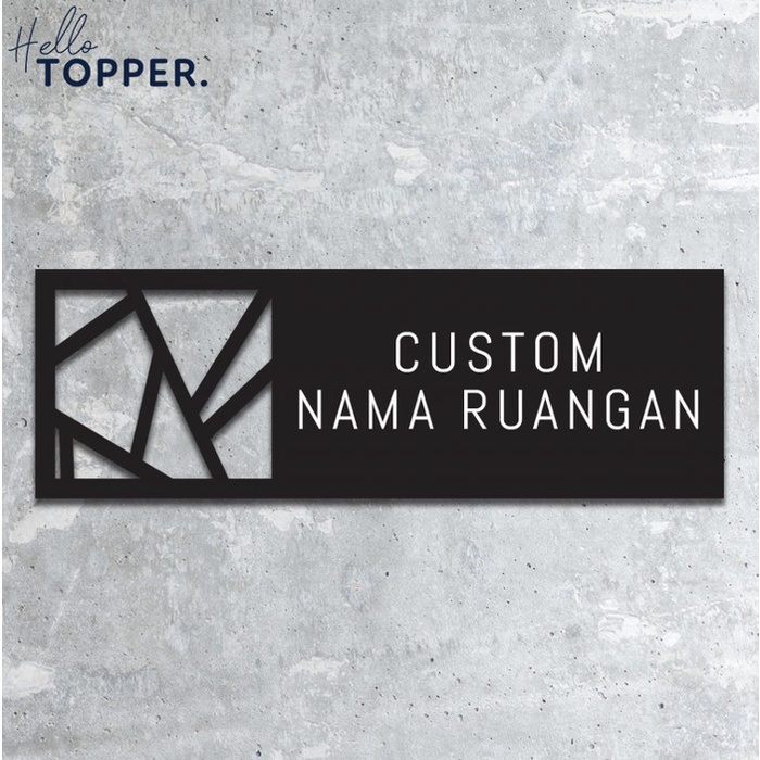 

Custom Nama Ruangan Signage Akrilik Sign Board Acrylic Papan Custom Keren