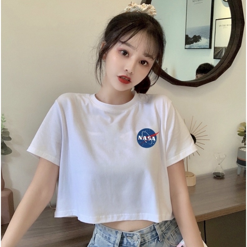 Kaos Crop Oversize NASA (LD 106, P 45)