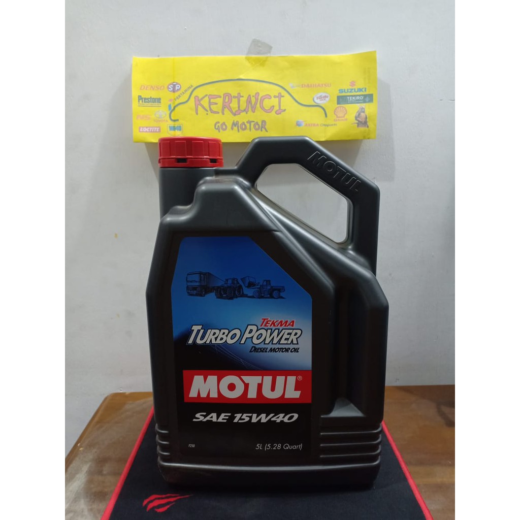 OLI MOTUL TEKMA TURBO POWER DIESEL MOTOR 15W40 5L - OLI MOBIL DIESEL