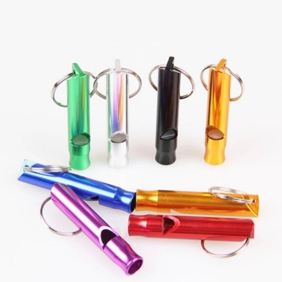 PELUIT GANTUNGAN KUNCI SERBAGUNA PLUIT ALUMINIUM PLUIT SURVIVAL OUTDOOR EMERGENCY WHISTLE KEYCHAN