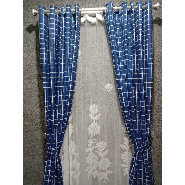 Gorden jendela gorden pintu gorden minimalis bahan katun.