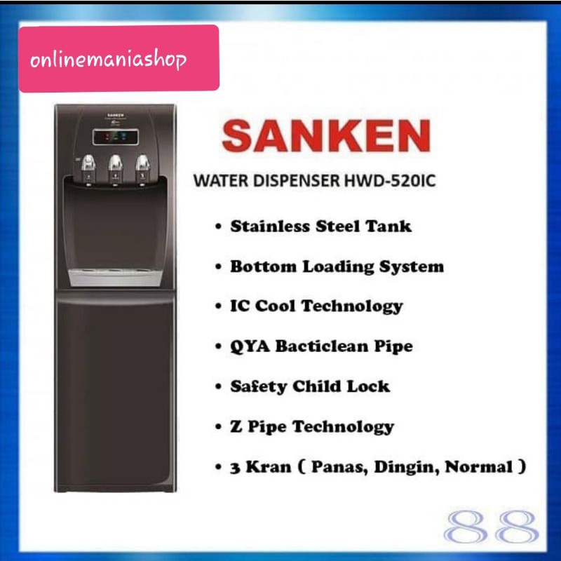 Dispenser galon bawah SANKEN