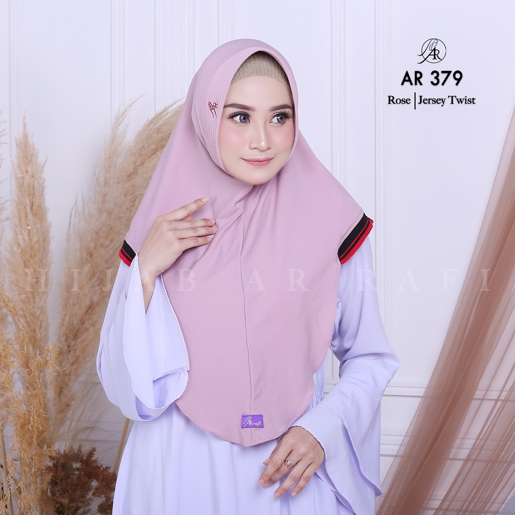 Arrafi Hijab Kode Ar 379/ jilbab kerudung arrafi bergo antem terbaru arafi ORI
