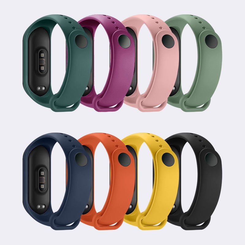 Strap Mi Band 3/4/5/6 Tali silikon Smartband bracelet strap Replecement Strap