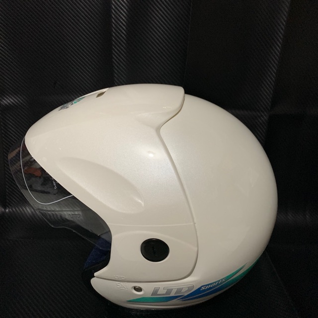 HELM LTD WARNA PUTIH SUSU DIJAMIN ASLI/ORIGINAL