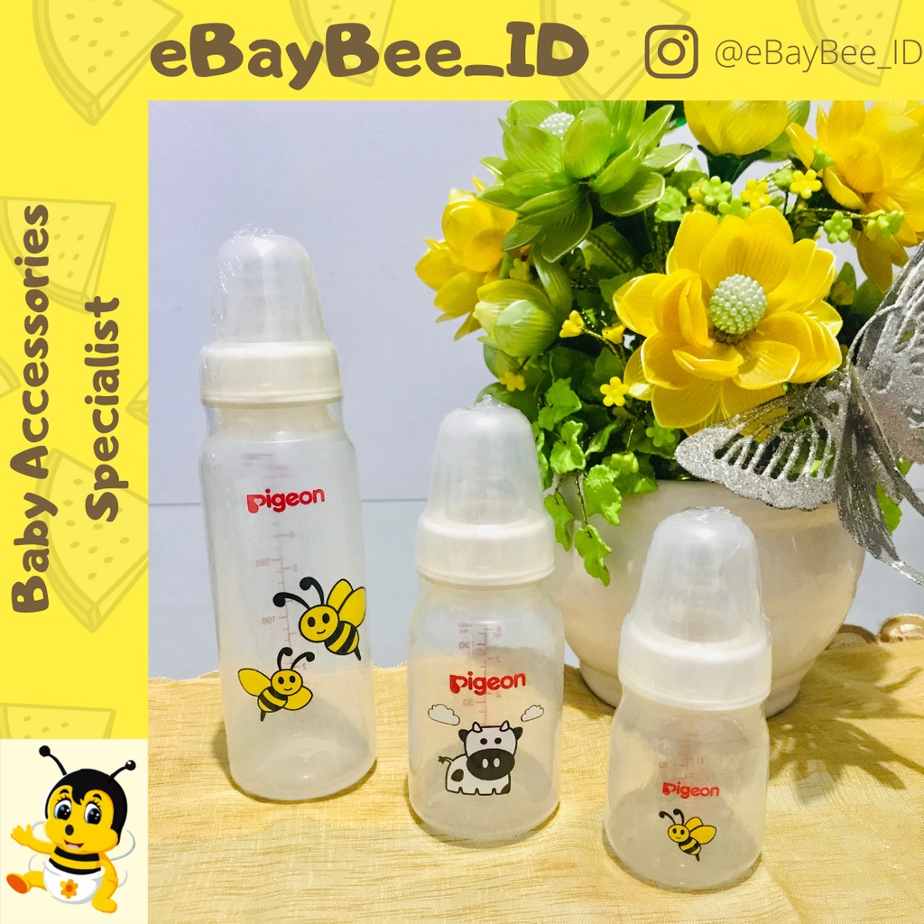 ebaybee_id PIGEON botol susu bayi peristaltic slim neck standard