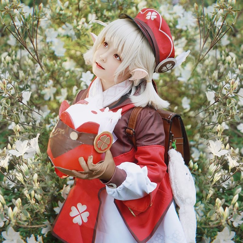 [ RENTAL ] Klee Kostum Cosplay Genshin Impact Sewa Brand Mango William Jiangchengmu Wig Boots Sepatu