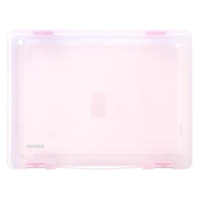 

(((BISA COD))) Deli Box File / Box Penyimpan Kertas File Dokumen Transparant 5702 PROMOKode 3660