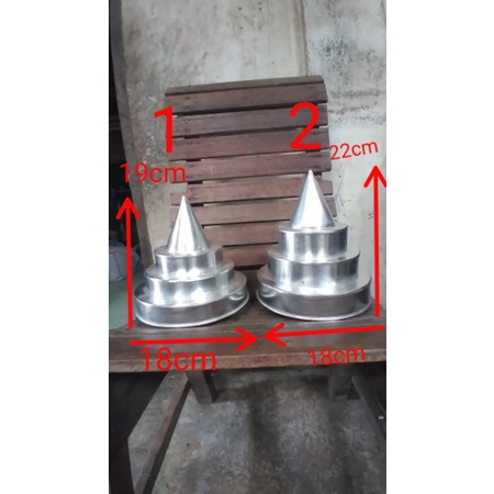 CETAKAN NASI TUMPENG BAHAN ALUMUNIUM TEBAL DAN MURAH