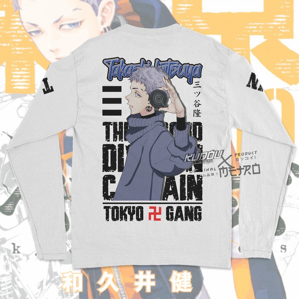 Longsleeve Takashi Mitsuya Tokyo Manji Anime Manga Tokyo Revengers Premium Unisex