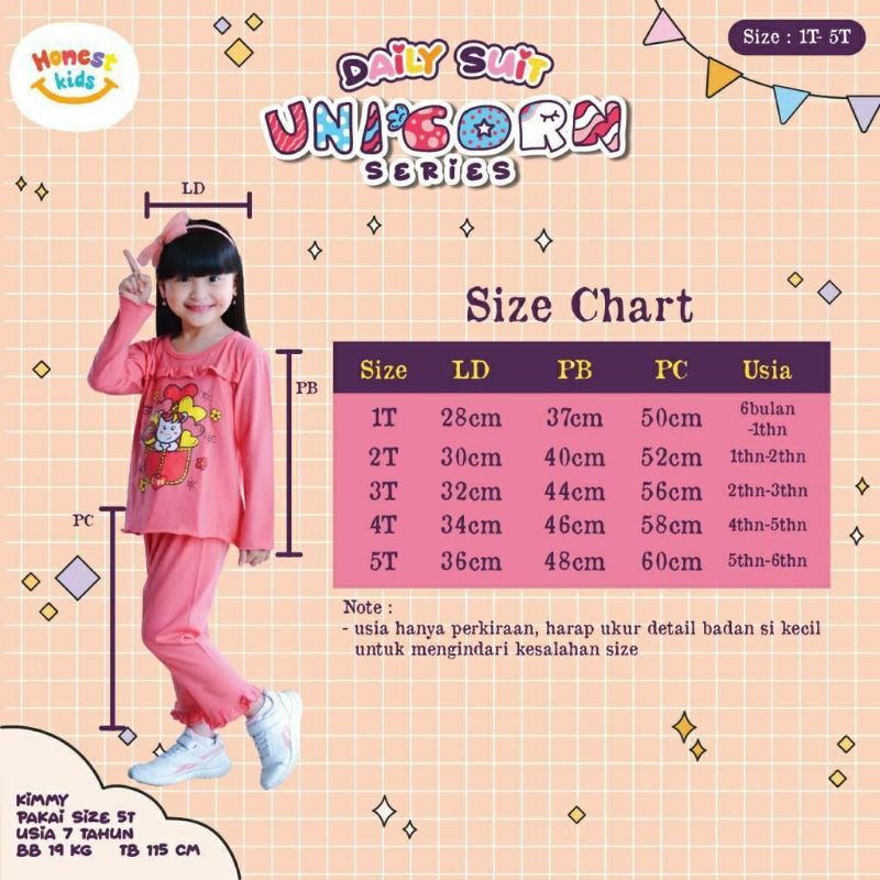 Setelan anak perempuan 1-5Th/daily suit baby/setelan kasual