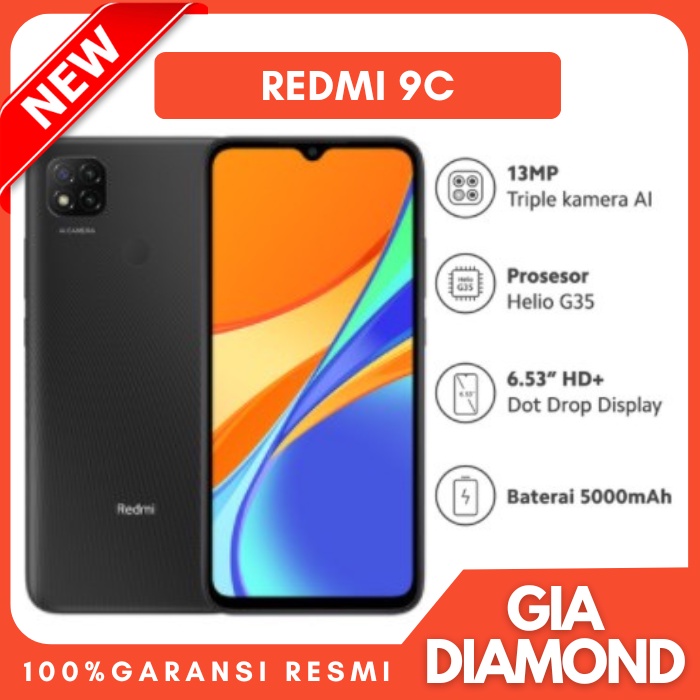 Xiaomi Redmi 9C Garansi Resmi