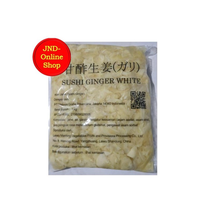 

Buruan beli] Sushi Ginger White / Gari Shoga uk. 1 kg