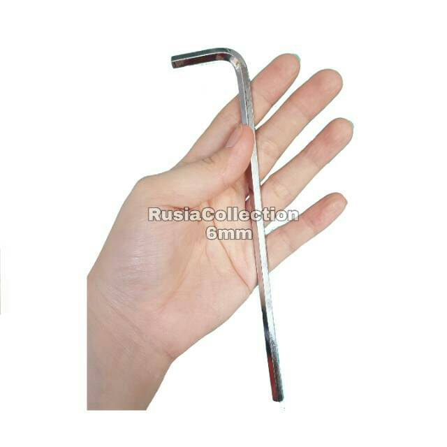 Kunci L 6mm mollar segi enam Hexagonal (Foldable Hex Key)