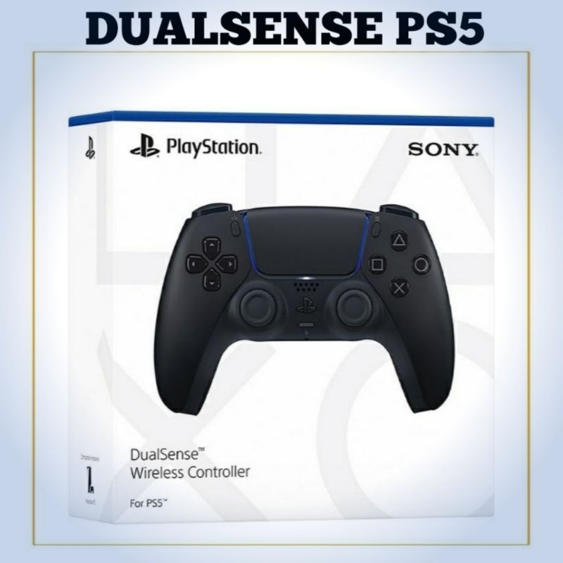 Stik Dual Sense PS5 Midnight Black - Dualsense Wireless Controller PS 5 Hitam Edition Playstation